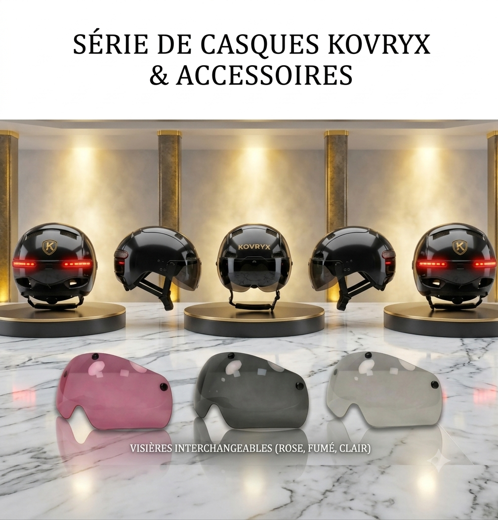KOVRYX BJL0115 — série de casques et visières
